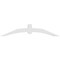 Ekena Millwork Archdale Architectural Grade PVC Gable Bracket, 60"W x 12 1/2"H x 4"D x 4"F, 5/12 Pitch GBP060X13X0404ARC00 - alternate 4